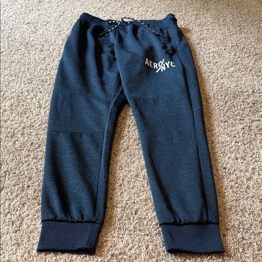 Aeropostale Blue Joggers with Elastic Cuffs